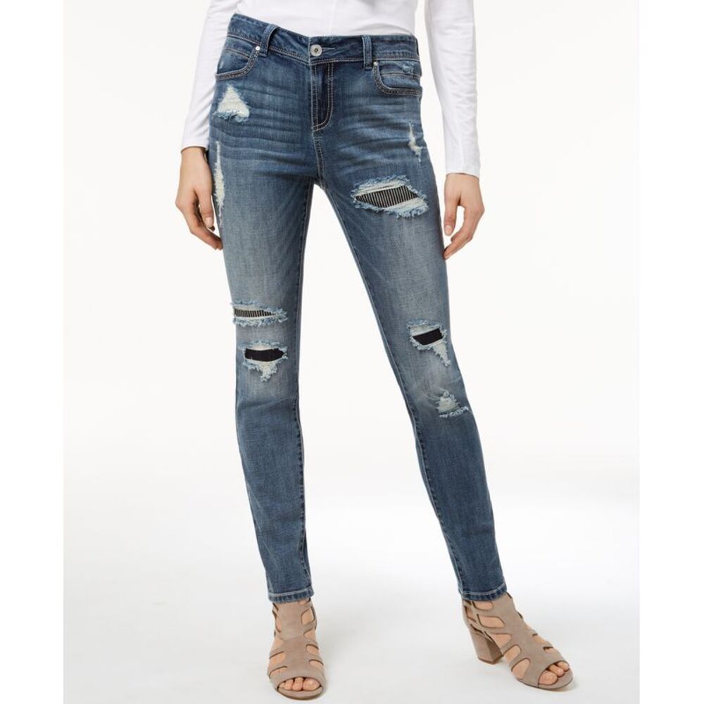 Rip Repair Skinny Jeans